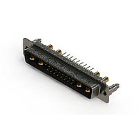 EDAC 627-21W4624-3TD ຕົວເຊື່ອມຕໍ່ Mixed Contact D-Sub Connectors Vertical Combo Dsub