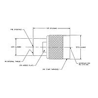 Amphenol RF 081-162 ຕົວແປງ RF - ລະຫວ່າງຊຸດ STRT FME-TNC PLUG