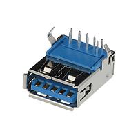 Molex 48405-0004 ຕົວເຊື່ອມ USB Type A USB 3.0 F/A STD RA REC CH=3.91 G/F