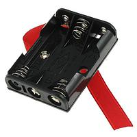 Eagle Plastic Devices 12BH431P-R-GR ຄລິບແບດເຕີຣີ 3 "AAA" PC LDS W/RIB