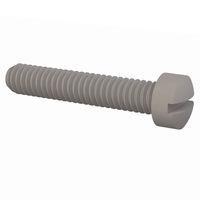 Essentra Components 010832F087 ກຸມສະກຣູວຽກເຄື່ອງຈັກ Fillister Slotted Screw, #8-32 Thread, 7/8 Lg