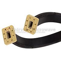 Fairview SMW112TF006-36 WR-112 Twistable Flexible Waveguide in 36 Inch Using CPR-112G Flange With a 7.05 GHz to 10 GHz Frequency Range