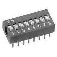 APEM NDS12V ສະຫນາມສະຫນາມ DIP 5mA 24V 12POS SPST Raised Act