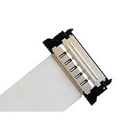 Yamaichi Electronics HF507P-51-041 ຕົວເຊື່ອມ 51 ຂາ, ຊ່ອງຫຼີ້ນ 0.5mm, ສາຍ FFC, ປລັກມີປົກກັນເຫລັກ