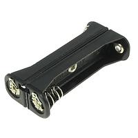 Eagle Plastic Devices 12BH422D-GR ຖານຖືຖີ່ມແບດເຕີຣີ 2 AAA ມີແທບບິນບອກ