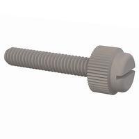 Essentra Components 090832087TEG ກຸມສະກຣູດມີລູດລົງມື, ສະກຣູດມືມີລູດສະລອດ, #8-32 ການດັບກະດູກ, 7/8 ຍາວ