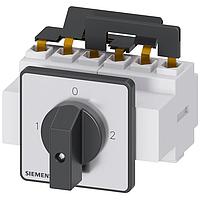 SIEMENS 3LD21237UK01 ປຸ່ມເລືອກ Rotary DISC SW 25A KNOB SELECT 4HOLE BLK 3P