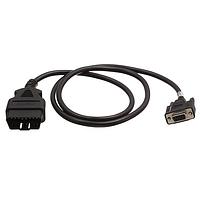 Adafruit 4841 ສາຍສະເພາະ OBD Plug (16-pin) ໄປຫາ DE-9 (DB-9) Socket Adapter Cable - ຍາວ 1 ແມັດ