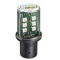 SCHNEIDER DL1BDG6 ເຫຼັ້ມ LED BA15D 120VAC ແດງ LED CLUSTER