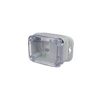 Bud Industries PU-16534-C ກະບອງພາຍນອກ IP68/NEMA 6P ຜະລິດຈາກເຄື່ອງດິນແປງ, ຂອບແລະຝາປິດແຈ້ງ (4.5 X 3.6 X 2.3 ນິວ)