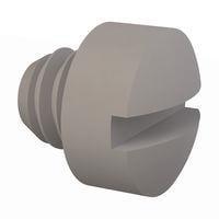 Essentra Components 010832F012 ສກຣູດເຄື່ອງຈັກ Fillister Slotted Screw, #8-32 Thread, 1/8 Lg