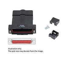 Molex / FCT 173114-0388 ຊຸດຕິດຕັ້ງປະຕິບັດມາດຕະຖານ EMI Backshell FCT Backshell CONN Kit BLK PLSTC Backshell D-Sub CONN 15 CKT