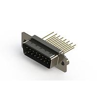 EDAC 627-M15-223-LN2 ຕົວເຊື່ອມ D-Sub - ຕົວເຊື່ອມ D-Sub ຄວາມໜາ້ຄວາມຖືກມາດຕະຖານ ແບບຕັ້ງຕົວແບບຕັດກະເປົາ