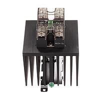 Sensata Technologies - Crydom HS122DR-CC2450W3U ການປະສົມ SSR Relay/Heatsink 45A/240V DC Input ZC SSR Mounted Heatsin