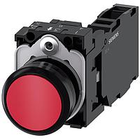 SIEMENS A6X30141403 ປ່ອງສະຫນັບສະຫນູນມາດຕະຖານ ປຸ່ມກົດ. ແດງ