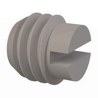 Essentra Components 011032S012 ຊຸດສກຣູ ຊຸດສກຣູ, ຫົວສະລອດ, ການດັບ #10-32, ຄວາມຍາວ 1/8