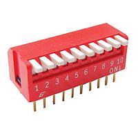 E-Switch KAP1109E ສະຫນັບ DIP 9P DIP SWITCH SPST PCB PIANO UNSEALED