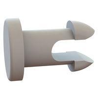 Essentra Components 27PIF0123 ອຸປະກອນກົດໃສ່ Push-In, ຮູ .120, ຄະນິດກະດູກບົດ .170