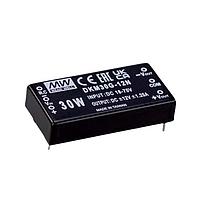 MEAN WELL DKM30G-12N ອິສເອລເຕດ 30W 18-75Vin +/-12Vout +/- 0-1250mA DIP 2x1 ຄວບຄຸມ