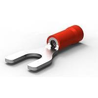 AMP Connectors - TE Connectivity 8-34155-1 ສະເປດ PVC-FORK 22-16 ແດງ #8 M4+