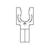 3M Electronic Specialty SS-32-10 ສະເພດ LOC FORK 16-14 AWG10