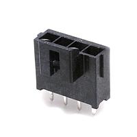 Molex 172286-1204 Power ULTRAFIT 3.5MM 4CKT HDR VT SGL K BLK15AU
