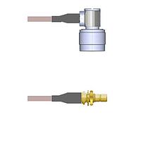 Amphenol Custom Cable Q-2D03O000R108i ສາຍສັ້ນ RF N-RP/SMB-SJB G316D 108I
