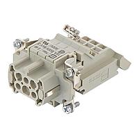 HARTING 09330064725 ອິນເຊີດ FEMALE INSERT 6 POLES+PE