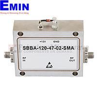 Fairview SBBA-120-47-02-SMA 6 GHz to 12 GHz, 47 dB Gain Broadband High Gain Amplifier with 2 Watt and SMA