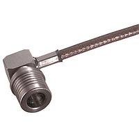 HUBER+SUHNER 16_QMA-50-3-1/133_NE ຕົວເຊື່ອມ QMA ປັ້ນມຸມຂວາ ປຸ່ມສາຍສັ້ນ (ຜູ້)