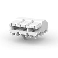 AMP Connectors - TE Connectivity 1740533-3 ຮອງສະໜອງແລະຮອງສາຍໄຟ AMP DUOPLUG POW CONN. 3POS W.PCB LOCKING