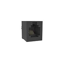 Amphenol Commercial Products RJE08166011F ຕົວເຊື່ອມຕໍ່ Single port 6P6C vert Unshield w/o LED