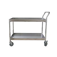 Sysbel WA9503 SYSBEL Laboratory Cart – Stainless Steel Spill-Containment Trolley for Safe Chemical Transport