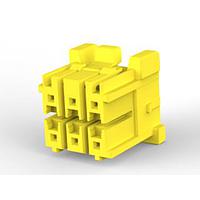 AMP Connectors - TE Connectivity 4-1971905-3 ປລັກຮາງ GI CONN 3.3 PLUG HSG 6P