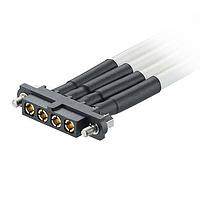 Harwin M80-FCPF5F1-04-0150L ການປະກອບສາຍສະເພາະສະເພາະ 1X4 FML POWER SINGLE 10 AWG