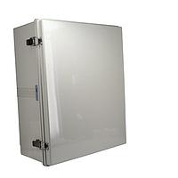 Bud Industries NBA-10152 ກະບອງອຸດສາຫະກຳ NEMA Enclosure ມີບົດບາດສ່ວນຕໍ່ຂອງເຫຼັ້ມເຫຼືອງແລະການລັອກສ່ວນຕໍ່ (19.7 X 15.7 X 7.9 In)