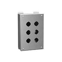 Hammond Manufacturing 1435MS16O ເຄື່ອງກົດປຸ່ມ 12 ປຸ່ມ - 12 PB x 22.5mm - 11.75 x 8.50 x 3.00" - 316 ສແຕນເນລສ