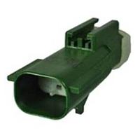 Aptiv 54200273 ຮູຊິ້ງ 2 ທາງ ຜູ້ຊາຍ APEX 2.8 ປິດກັນນ້ຳ ສີຂຽວເຂົາ CONN