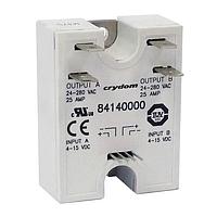 Sensata Technologies - Crydom 84140511 ສອລິດ ເສດ ຣີເລຍ SSR Relay, ຄູ່, ຕິດບົດພານເນວ, 660VAC/25A, 17-32VDC ເຂົ້າ, ທັນທີ, Faston