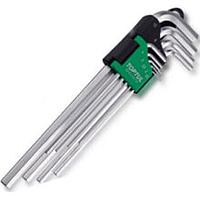 TOPTUL GAAL0912 9PCS Extra Long Type Hex Key Wrench Set