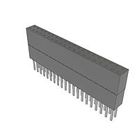 Samtec ESW-120-34-L-D Stackthrough .100" ລາຍປະກອບປຸ່ມຊ່ອງສູງ