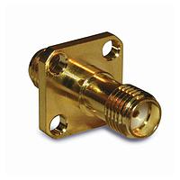 Amphenol RF 132340 ຕົວແປ RF - ໃນຊຸດ SMA JACK ເຖິງ JACK ຕົວແປຝາກອກ 4 ຮ່ອງ