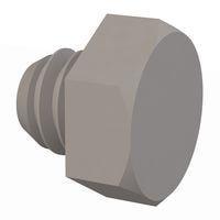 Essentra Components 010832H012 Cap Screw Hex Unslotted Bolt, #8-32 Thread, 1/8 Lg