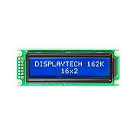 Displaytech 162K CC BC-3LP ໂມດູນສະແດງຕົວອັກສອນ LCD 16x2 ຕົວອັກສອນ STN ສີຟ້າ 6 ໂມງເຊົ້າ