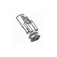 AMP Connectors - TE Connectivity 2-1703498-4 ກອງປົງ 2POS TAB 1.2X0.6 TAB HSG ASSY