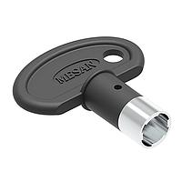 Essentra Components 36912 ກະແຈແລະຕູ້ກະແຈ Key - ຮູບແບບ Driver, 9mm Tubular
