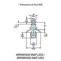 Heyco 10139 ການສະໜອງ PCB HLSP7-12 NATURAL NYL PCB Support