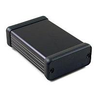 Hammond Manufacturing 1455C802BK ບົດບັນທຶກ PC Alum ກັບສິ່ງສະຫງວນພລາສຕິກ 3.15x2.13x.91" ສີດຳ