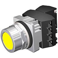 SIEMENS 52PM8A4C ປຸ່ມກົດປຸ່ມກົດດັດ, MOM, YLW, FLUSH, 2POS, 3NO-3NC