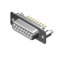 Molex / FCT 173109-0153 ຮອບຮອງ FCT DSUB STR PC RCPT 25 PN ມີການຍຶດ SNAPIN